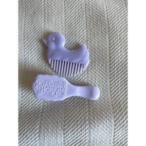 My Little Pony Comb Brush set vintage Purple